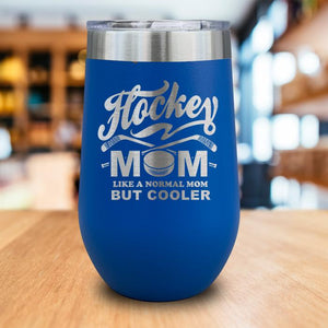 Hockey Mom Engraved Wine Tumbler