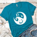 Moon Premium Tees T-Shirts CustomCat Turquoise X-Small 