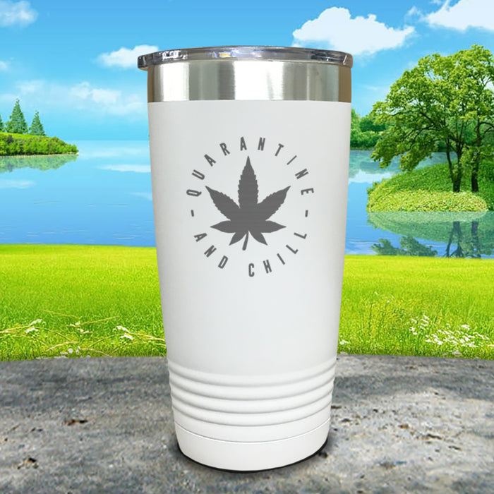 Quarantine And Chill Engraved Tumbler