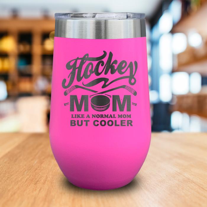 Hockey Mom Engraved Wine Tumbler