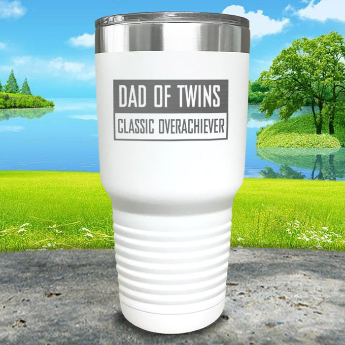 Dad Of Twins Engraved Tumbler