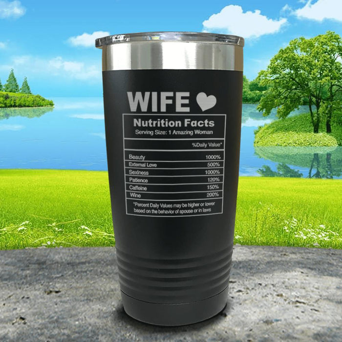 Nutrition Facts Engraved Tumbler