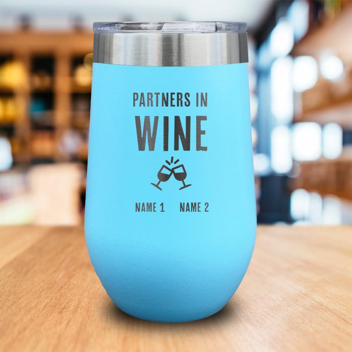 Partners In Wine Personalized Engraved Wine Tumbler