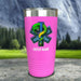 Personalized EMT Color Printed Tumblers Tumbler ZLAZER 20oz Tumbler Pink 