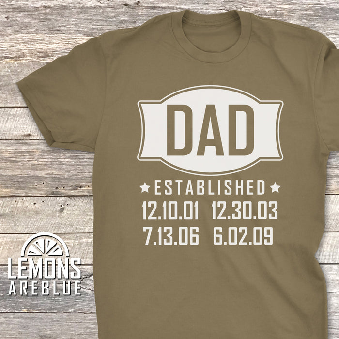 Dad Established (CUSTOM) Premium Tee