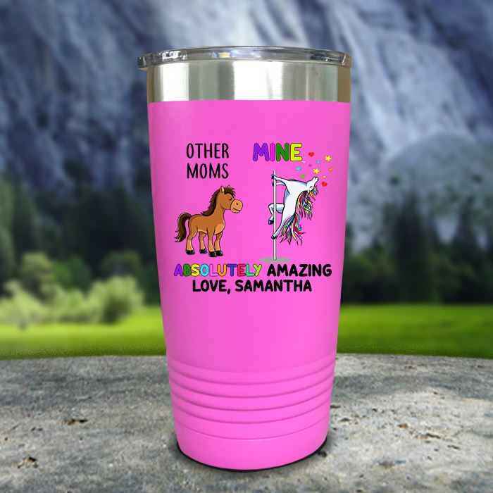 Custom Mom Absolutely Amazing Color Printed Tumblers