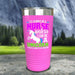 Nurse Unicorn Color Printed Tumblers Tumbler ZLAZER 20oz Tumbler Pink 