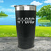 #1 Dad (CUSTOM) With Child's Name Engraved Tumbler Tumbler ZLAZER 20oz Tumbler Black 