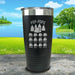 Camping (CUSTOM) Engraved Tumbler Tumbler ZLAZER 20oz Tumbler Black 