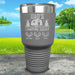 Dad's Camping Squad (CUSTOM) With Child's Name Engraved Tumblers Tumbler ZLAZER 30oz Tumbler Gray 