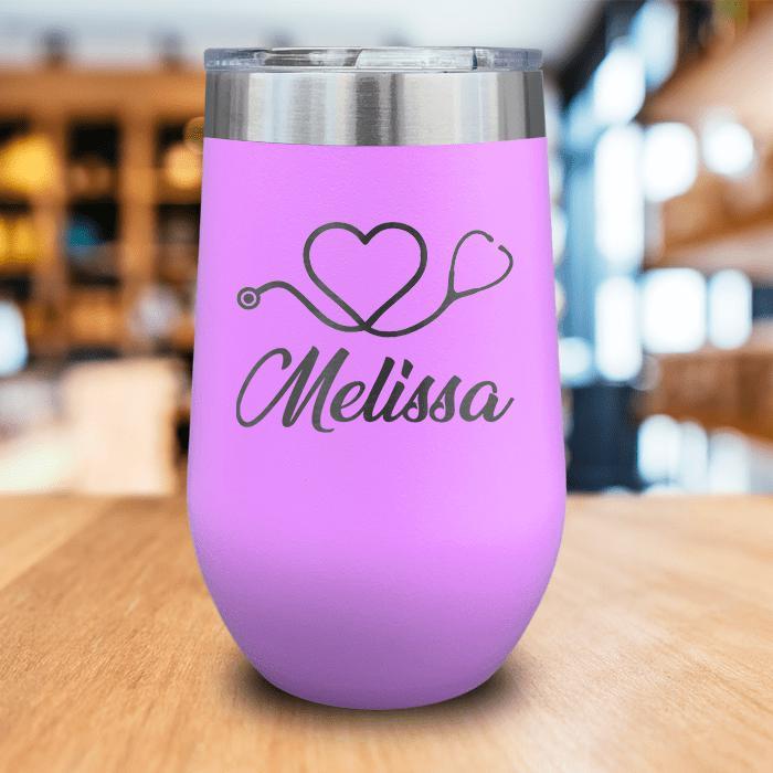 Nurse Love Engraved Wine Tumbler