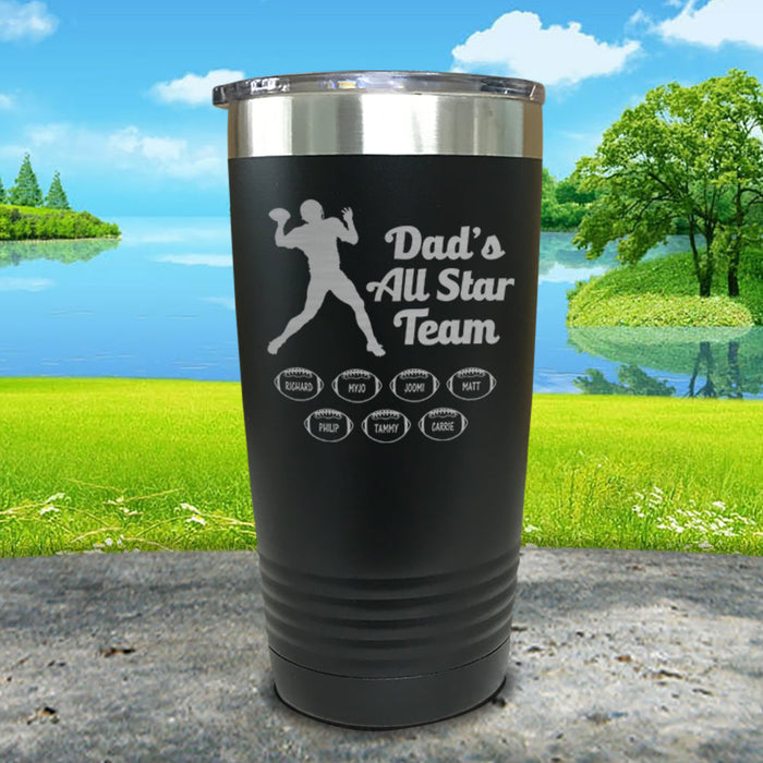 Football Dad's All Star Team CUSTOM Engraved Tumbler