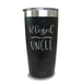 Blessed Uncle Engraved Tumbler Engraved Tumbler ZLAZER 20oz Tumbler Black 