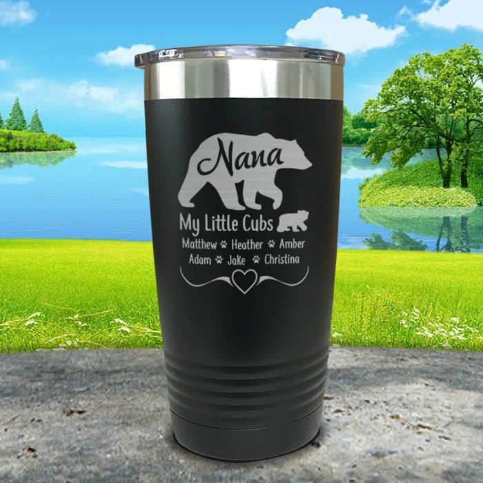 Grandparents Bear (CUSTOM) With Names Engraved Tumblers