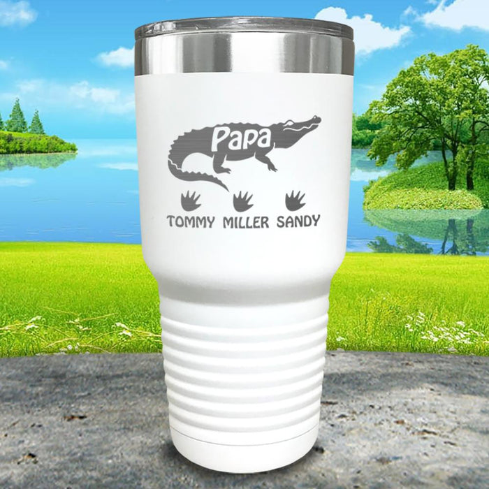 Papa Gator CUSTOM Dates Engraved Tumblers