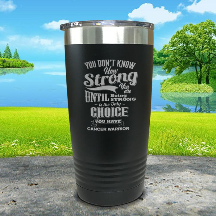 Cancer Warrior Engraved Tumbler