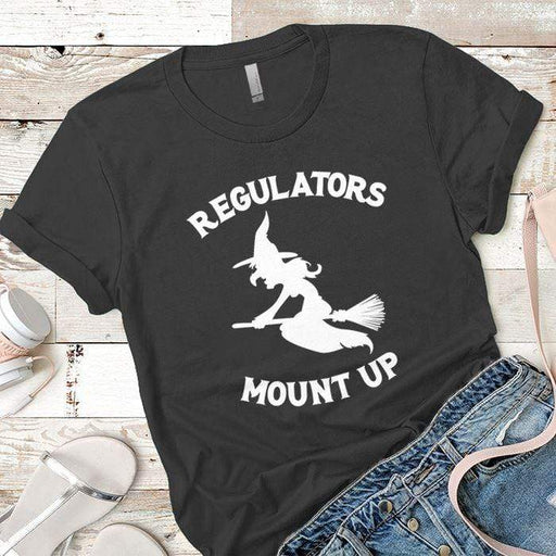 Regulators Mount Up Premium Tees T-Shirts CustomCat Heavy Metal X-Small 