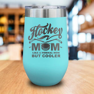 Hockey Mom Engraved Wine Tumbler