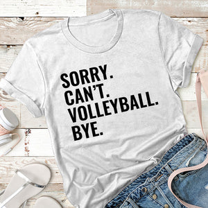 Sorry Can't Bye Personalized With Sports Premium Tees