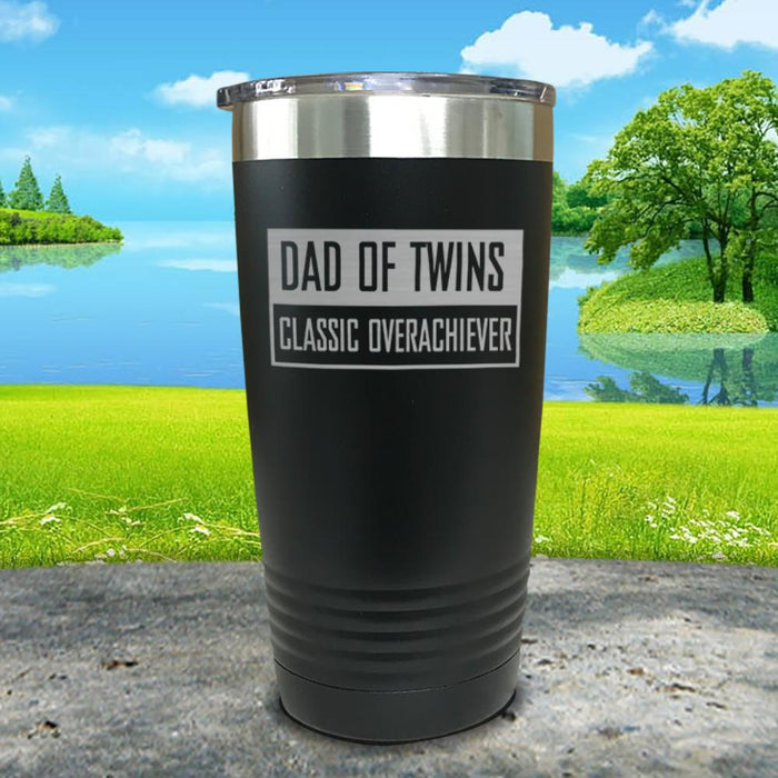 Dad Of Twins Engraved Tumbler