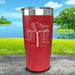 Sloth Mama (CUSTOM) With Child's Name Engraved Tumblers Tumbler ZLAZER 20oz Tumbler Red 