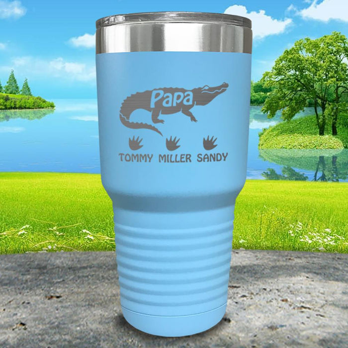 Papa Gator CUSTOM Dates Engraved Tumblers