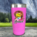 CUSTOM Softball Glove Color Printed Tumblers Tumbler Nocturnal Coatings 20oz Tumbler Pink 