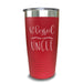 Blessed Uncle Engraved Tumbler Engraved Tumbler ZLAZER 20oz Tumbler Red 