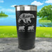 Mama Bear (CUSTOM) With Child's Name Engraved Tumblers Tumbler ZLAZER 20oz Tumbler Black 