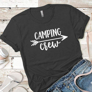 Camping Crew Premium Tees T-Shirts CustomCat Heavy Metal X-Small 