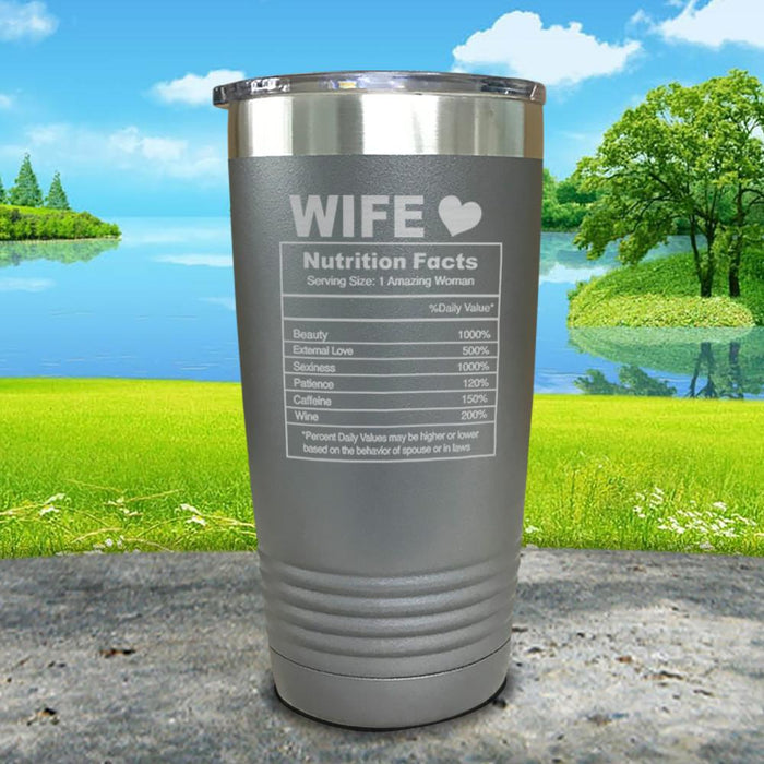 Nutrition Facts Engraved Tumbler