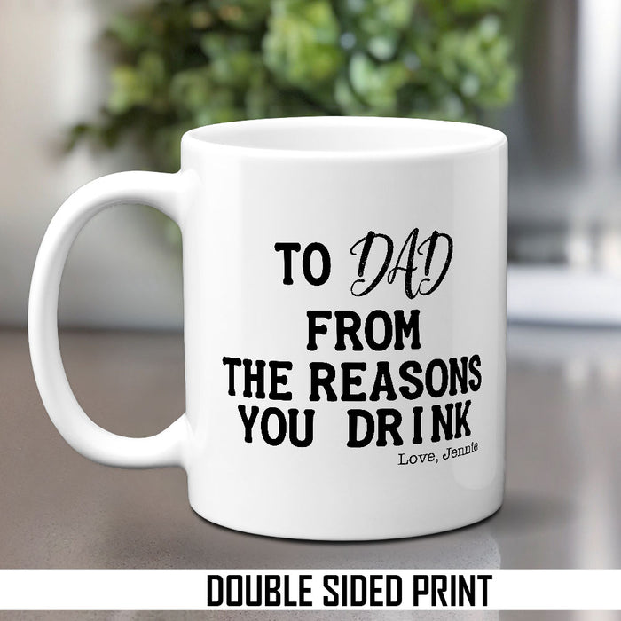 To Dad Personalized Mug