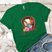 Baseball Glove Premium Tees T-Shirts CustomCat Kelly Green X-Small 