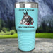 A Woman Who Loves Horses Color Printed Tumblers Tumbler Nocturnal Coatings 30oz Tumbler Mint 