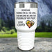 CUSTOM Dog Dad Thanks For Everything Tumblers Mugs Tumbler Nocturnal Coatings 30oz Tumbler White 