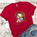 Baseball Glove Premium Tees T-Shirts CustomCat Red X-Small 