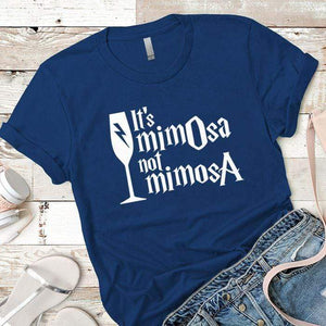 Its Mimosa Premium Tees T-Shirts CustomCat Royal X-Small 