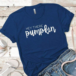 Hello There Pumpkin Premium Tees T-Shirts CustomCat Royal X-Small 