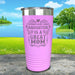 Great Mom Engraved Tumbler Tumbler ZLAZER 20oz Tumbler Lavender 