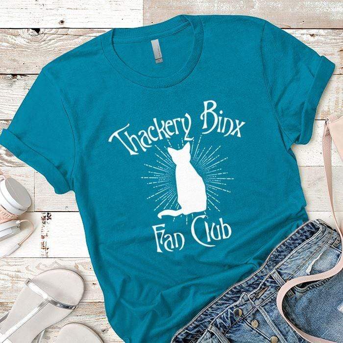 Thackery Binks Premium Tees T-Shirts CustomCat Turquoise X-Small 