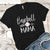 Baseball Mama Premium Tees T-Shirts CustomCat Black X-Small 