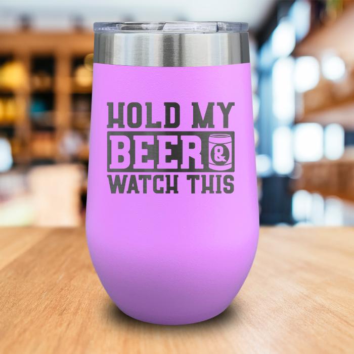 Hold My Beer Engraved Wine Tumbler