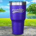 Momlife Engraved Tumbler Tumbler ZLAZER 30oz Tumbler Royal Purple 