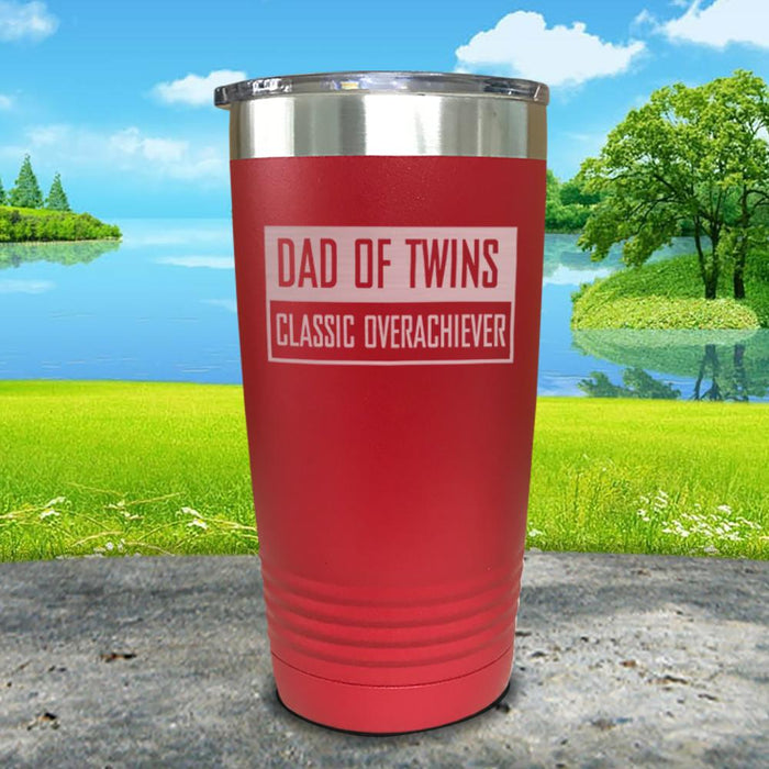 Dad Of Twins Engraved Tumbler