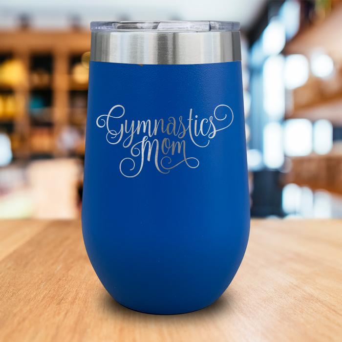 Gymnastics Mom Engraved Wine Tumbler