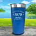 Aged To Perfection (CUSTOM) Engraved Tumbler Tumbler ZLAZER 20oz Tumbler Lemon Blue 