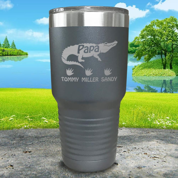 Papa Gator CUSTOM Dates Engraved Tumblers