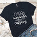 Chaos Coordinator Caffeine Premium Tees T-Shirts CustomCat Midnight Navy X-Small 