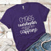 Chaos Coordinator Caffeine Premium Tees T-Shirts CustomCat Purple Rush/ X-Small 