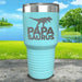 Papasaurus Engraved Tumbler Tumbler ZLAZER 30oz Tumbler Mint 